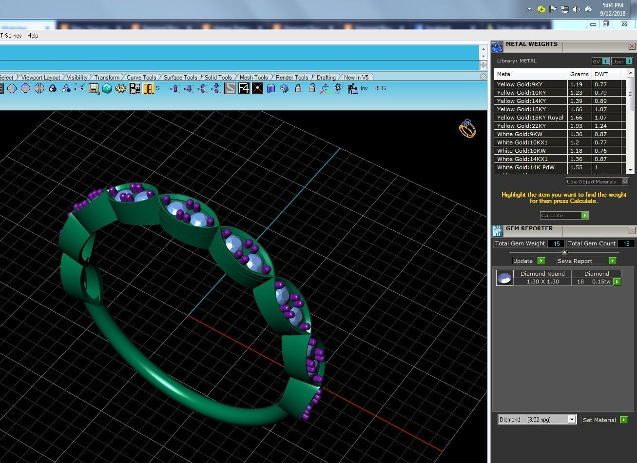 Women solitaire ring 3dm stl render detail  3D print model_9