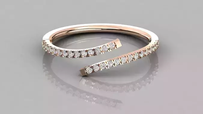 Women solitaire ring 3dm stl render detail  3D print model