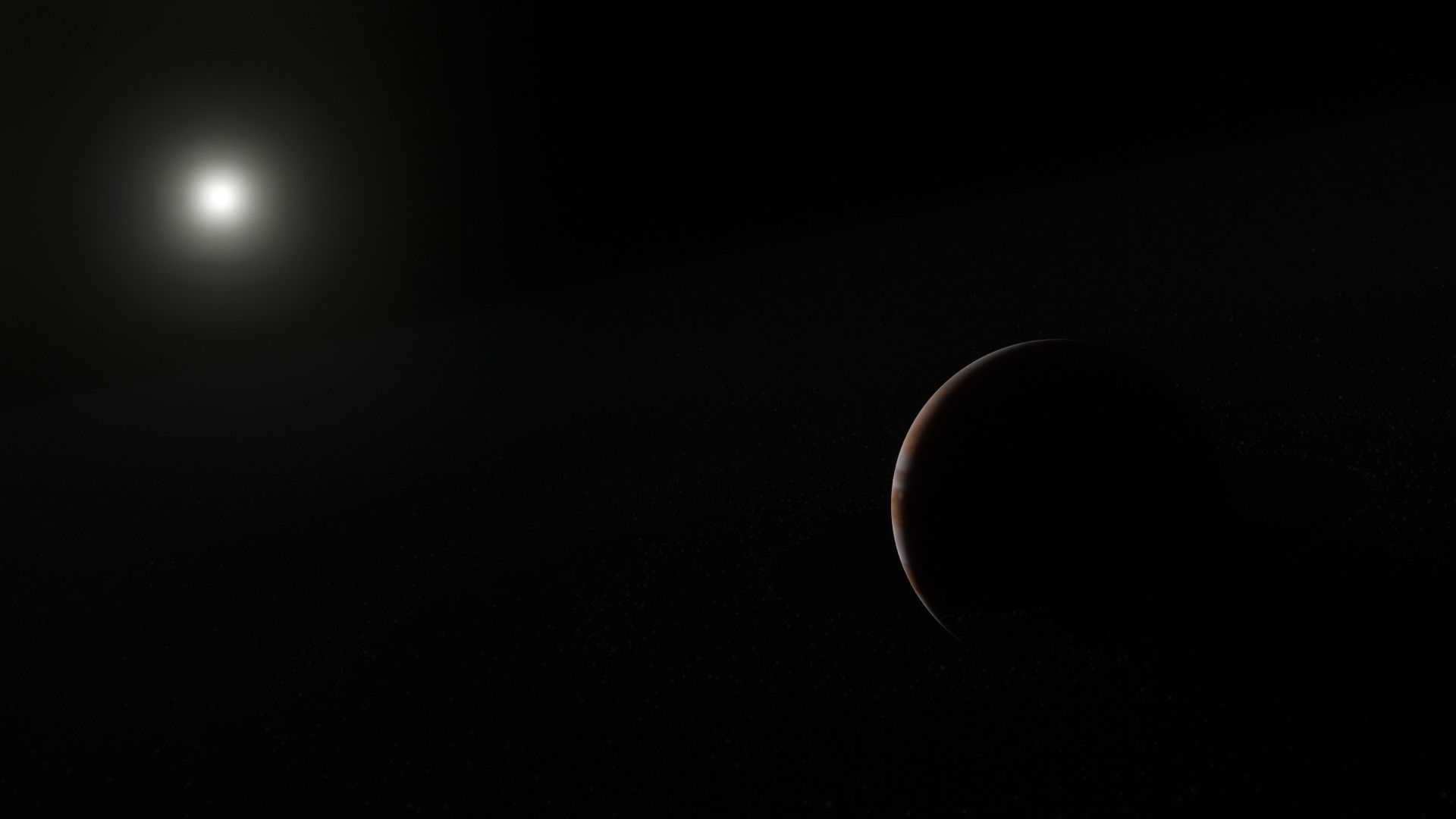 Jupiter from space 3D model_2