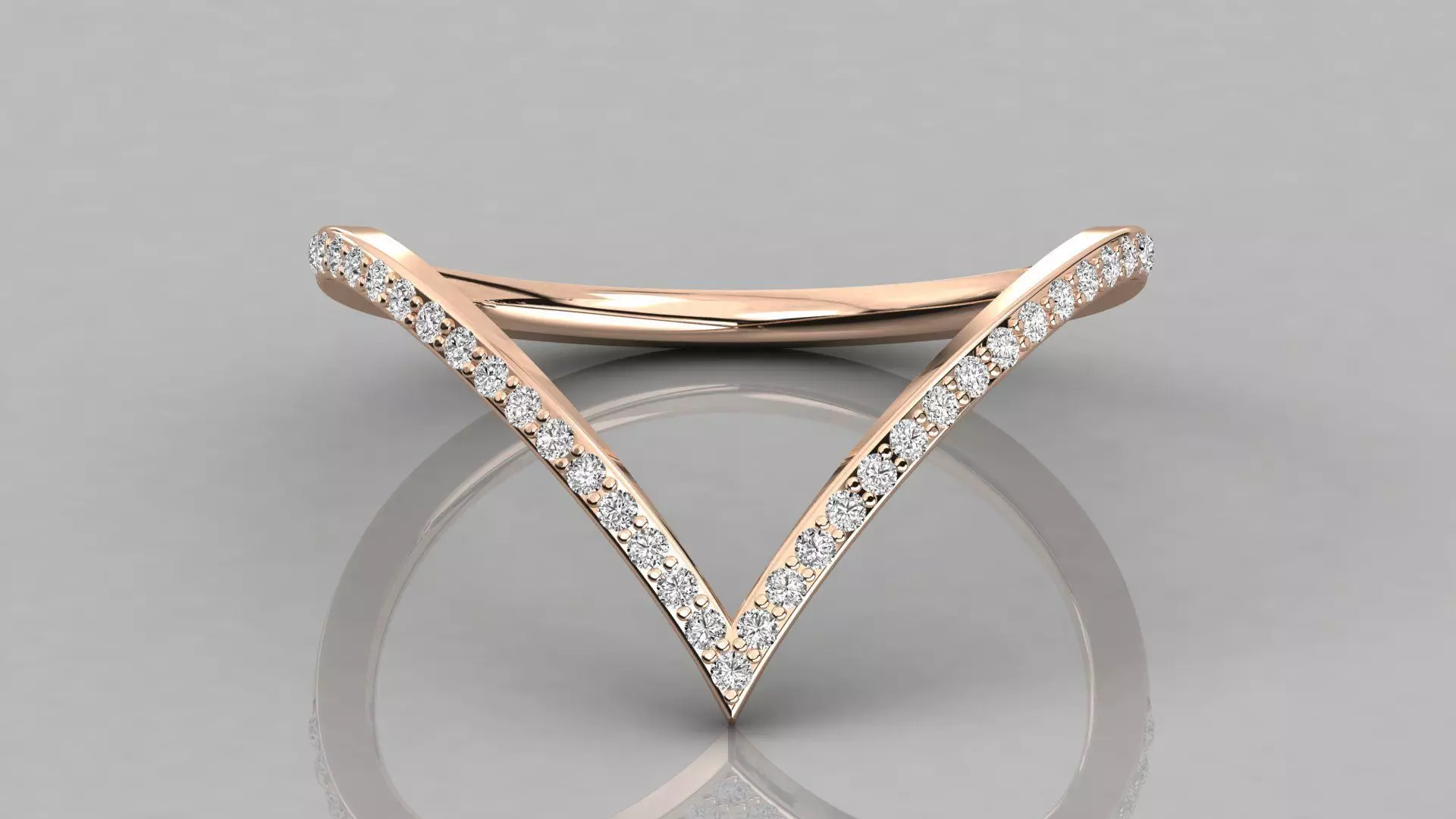 Women solitaire ring 3dm stl render detail  3D print model_0