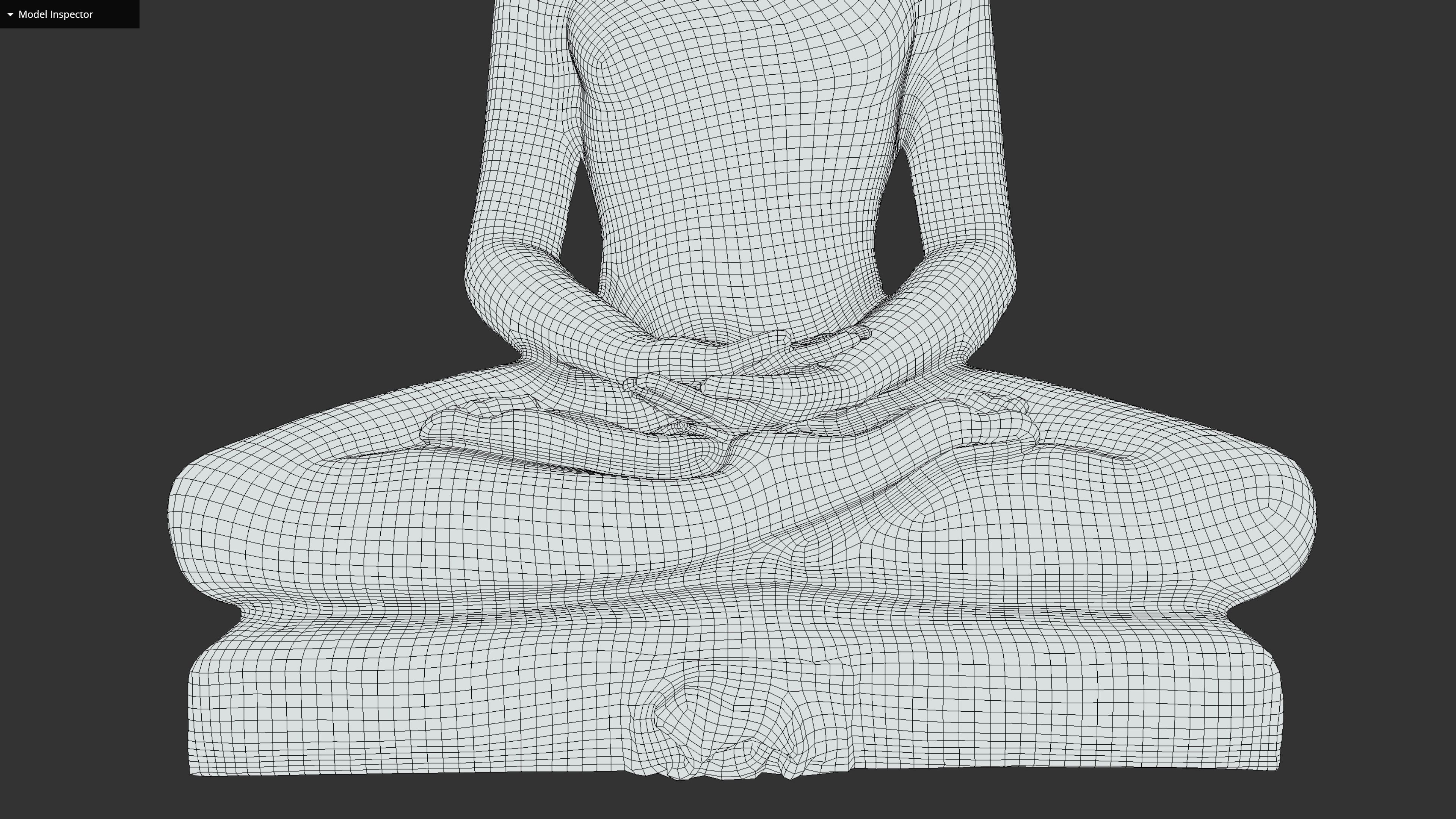 Bhagwan Mahaveer Low-poly 3D model_35
