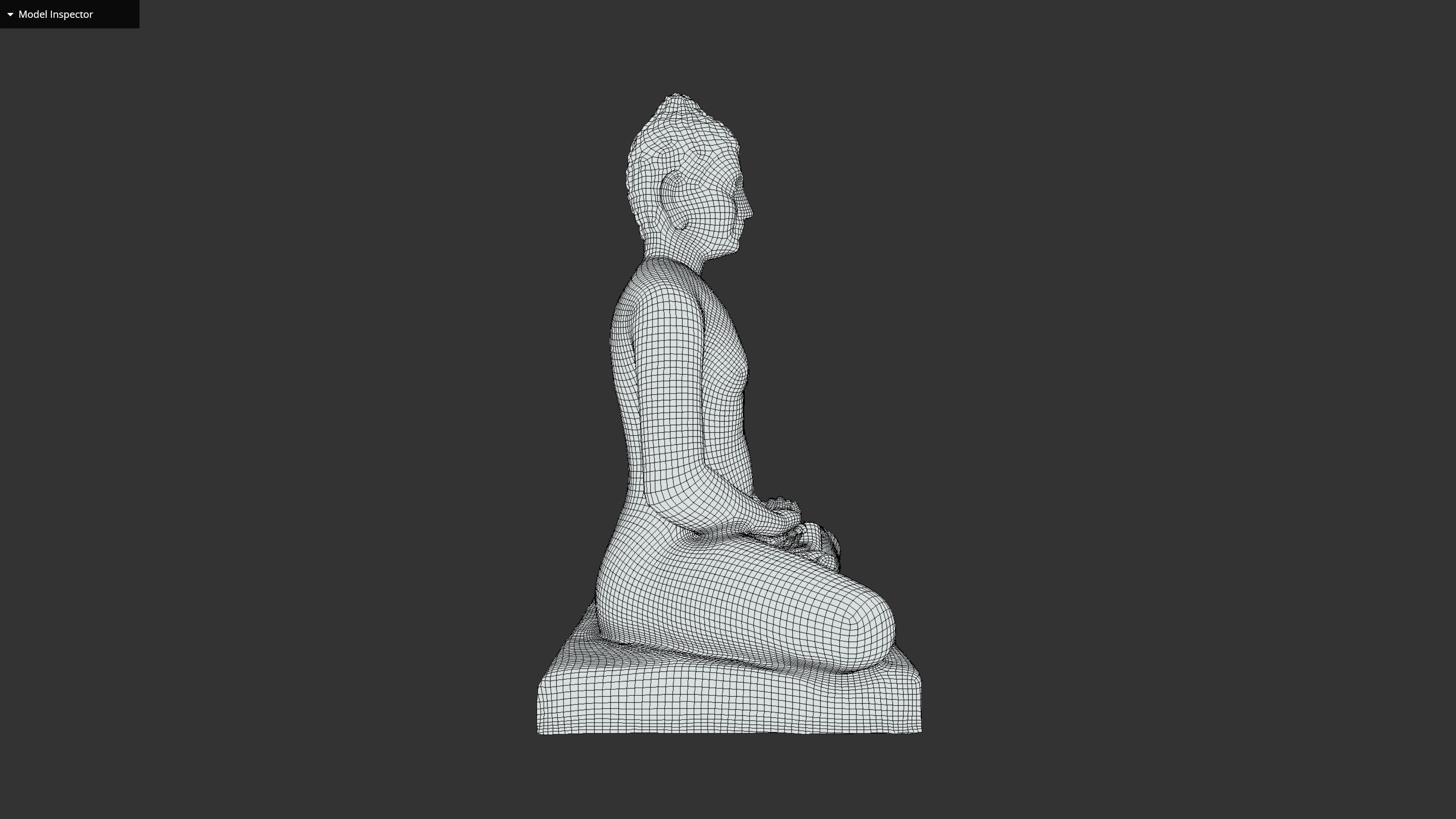 Bhagwan Mahaveer Low-poly 3D model_31