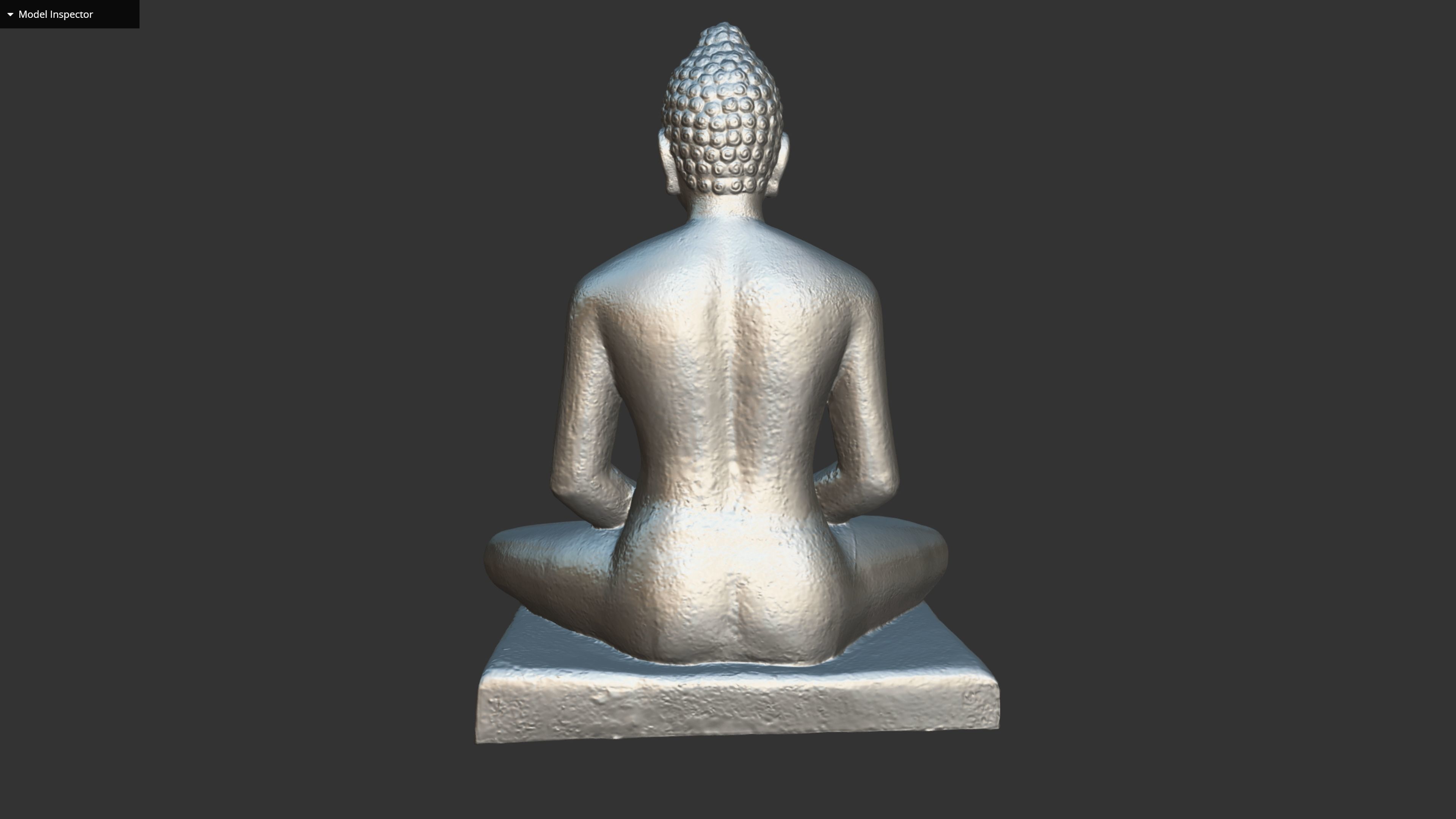 Bhagwan Mahaveer Low-poly 3D model_21