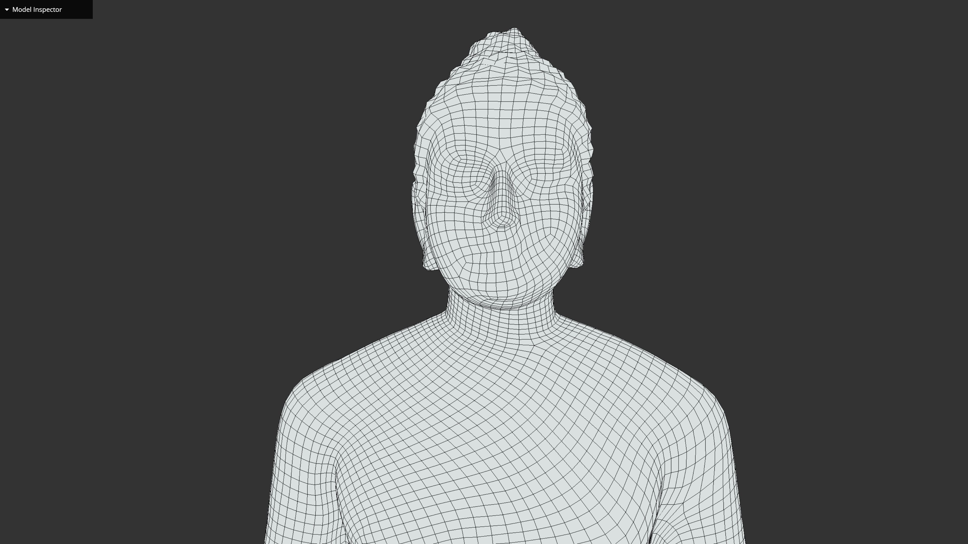 Bhagwan Mahaveer Low-poly 3D model_34