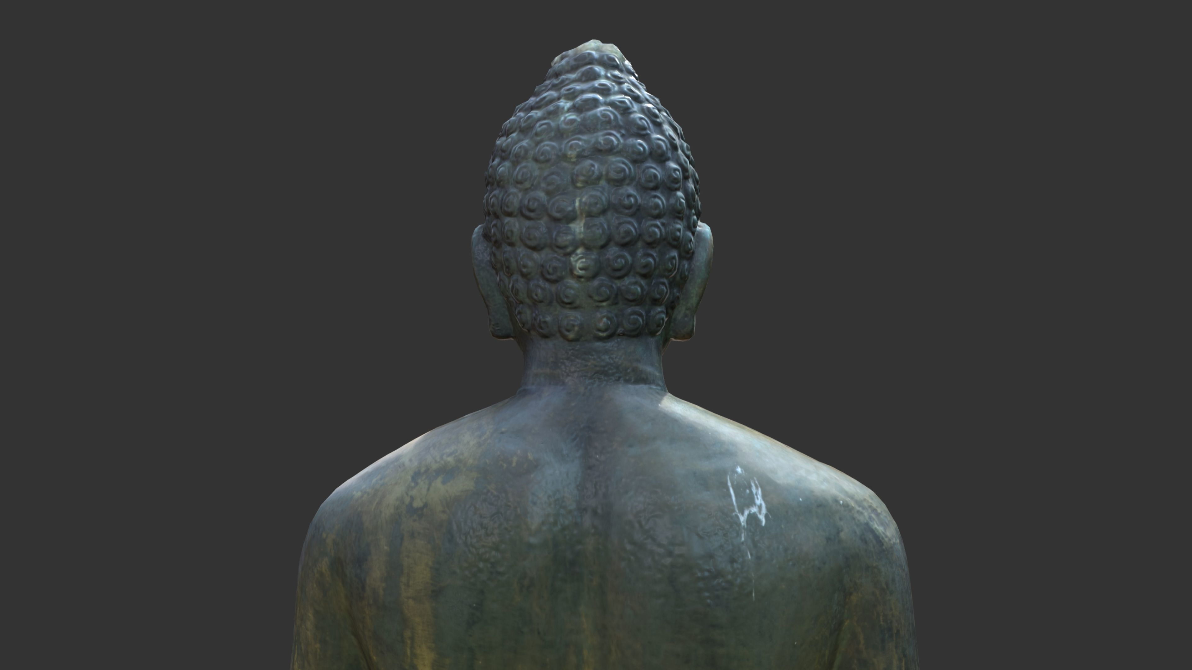 Bhagwan Mahaveer Low-poly 3D model_11