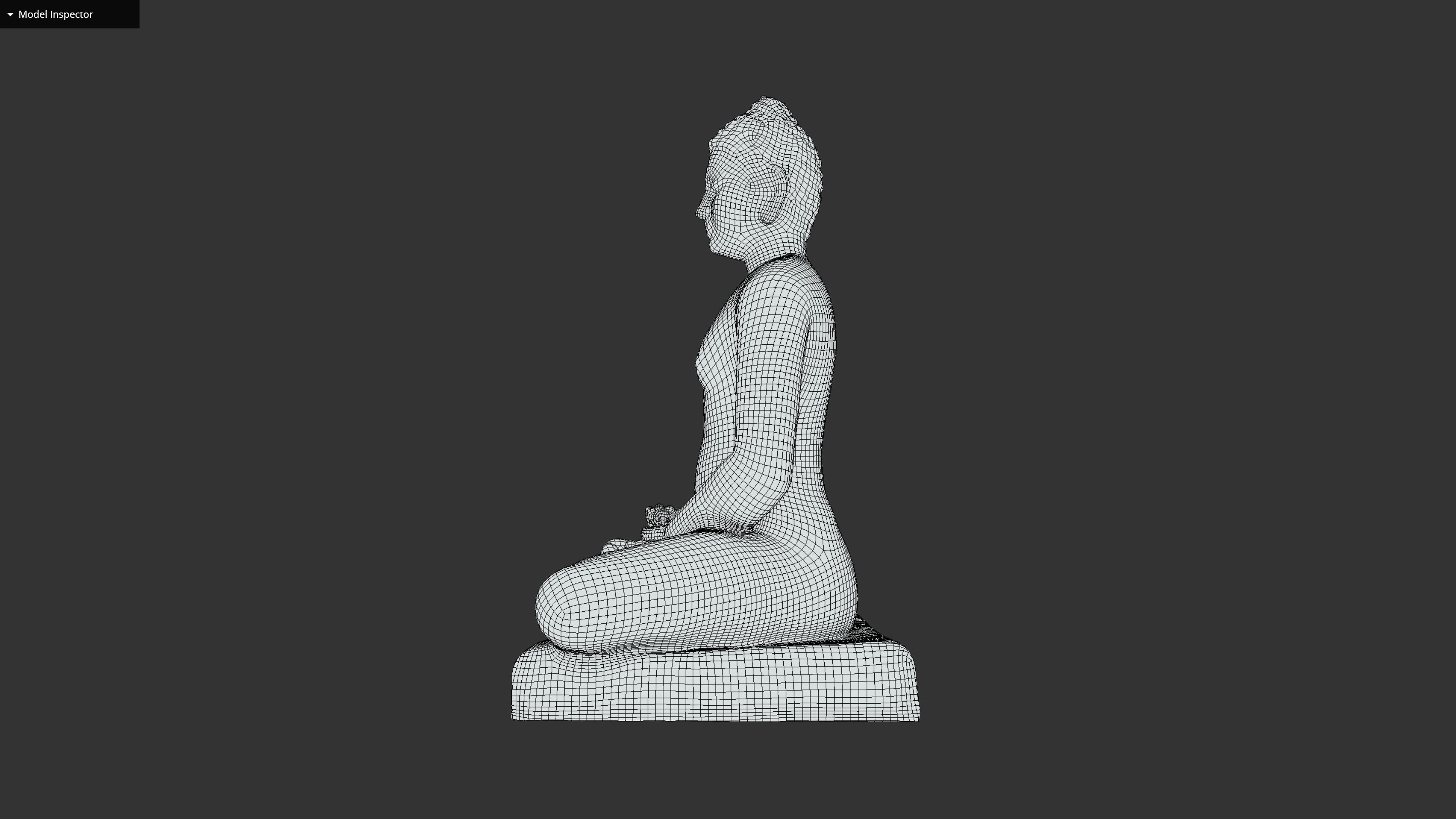 Bhagwan Mahaveer Low-poly 3D model_33