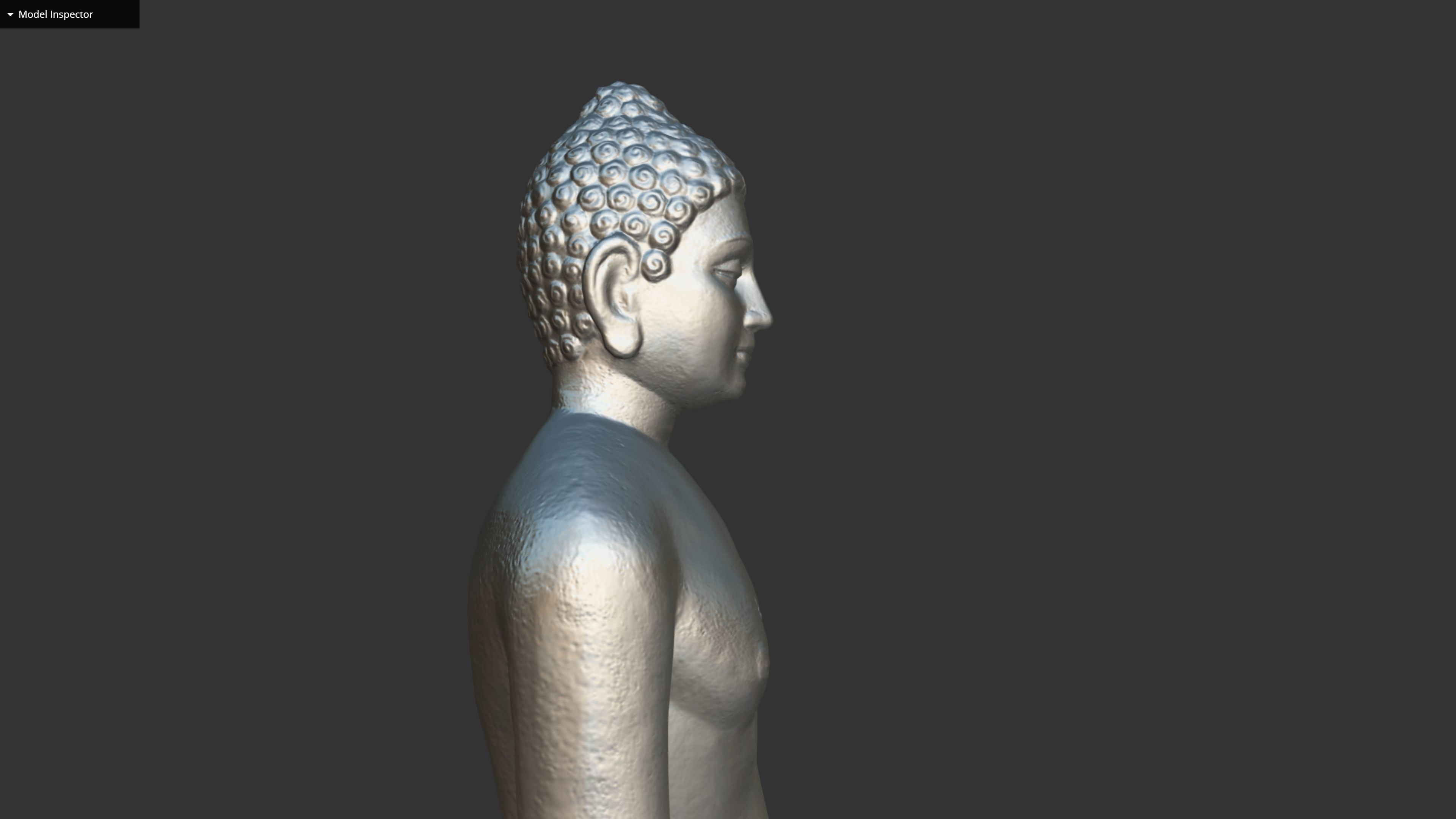 Bhagwan Mahaveer Low-poly 3D model_24