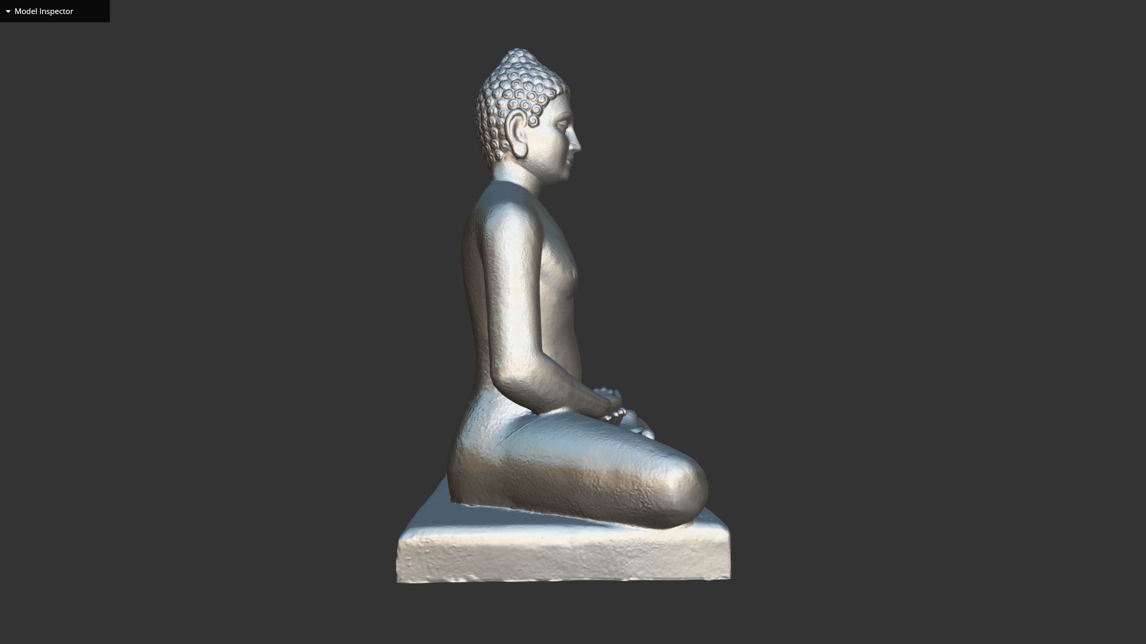 Bhagwan Mahaveer Low-poly 3D model_20
