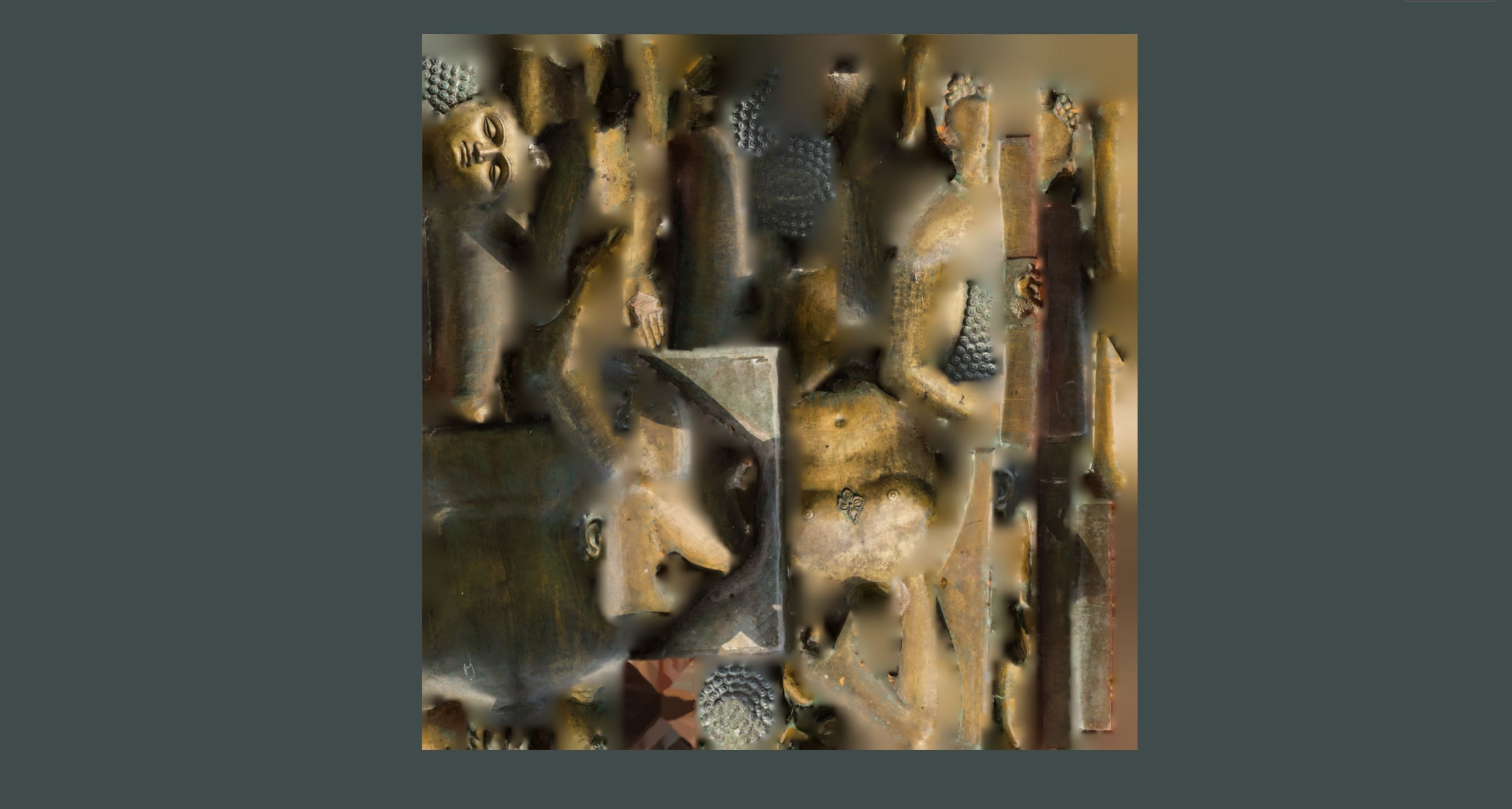 Bhagwan Mahaveer Low-poly 3D model_43