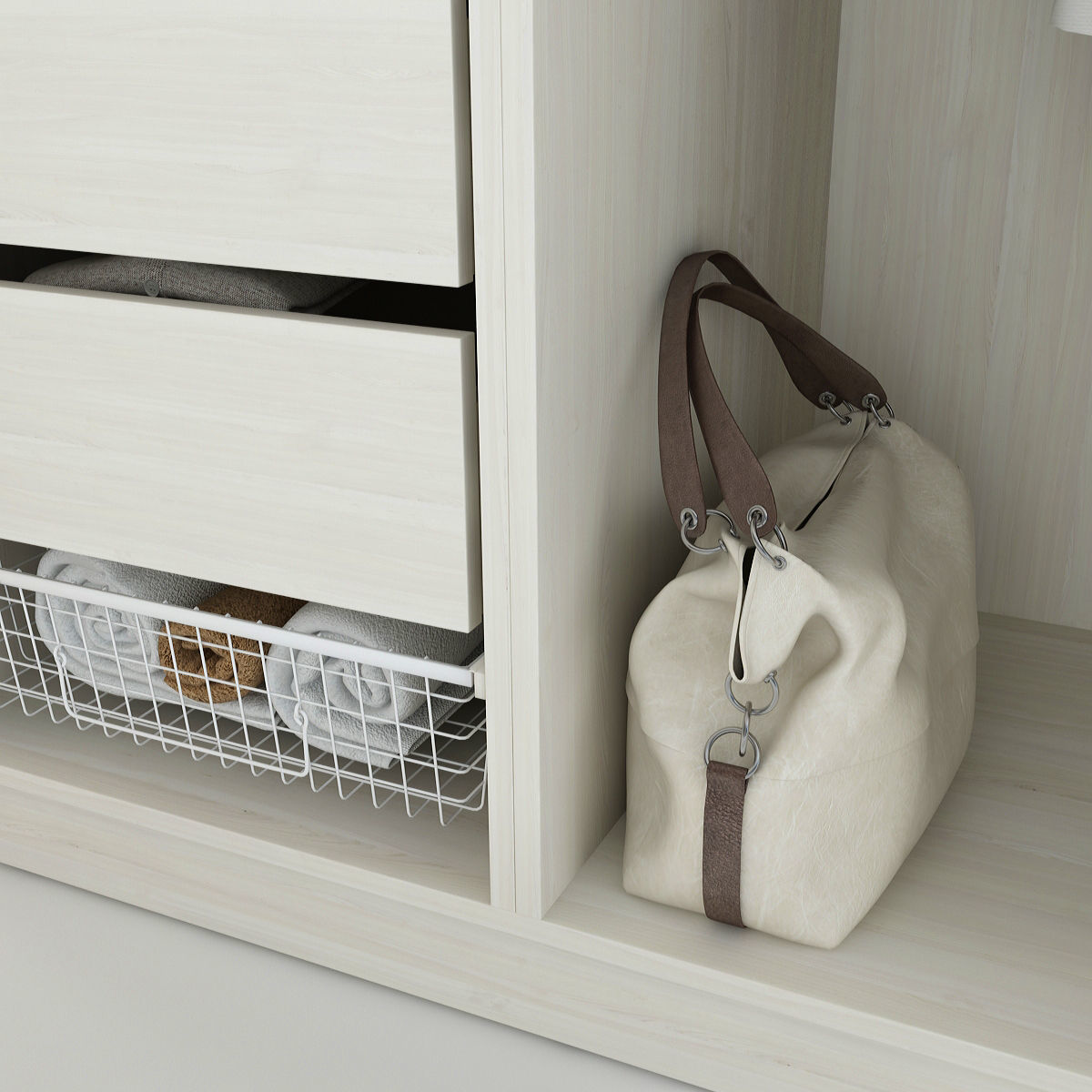 Wardrobe With Things 3D model_7
