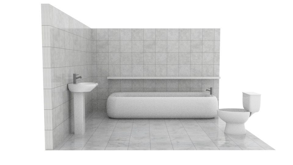 Bathroom Free 3D model_1