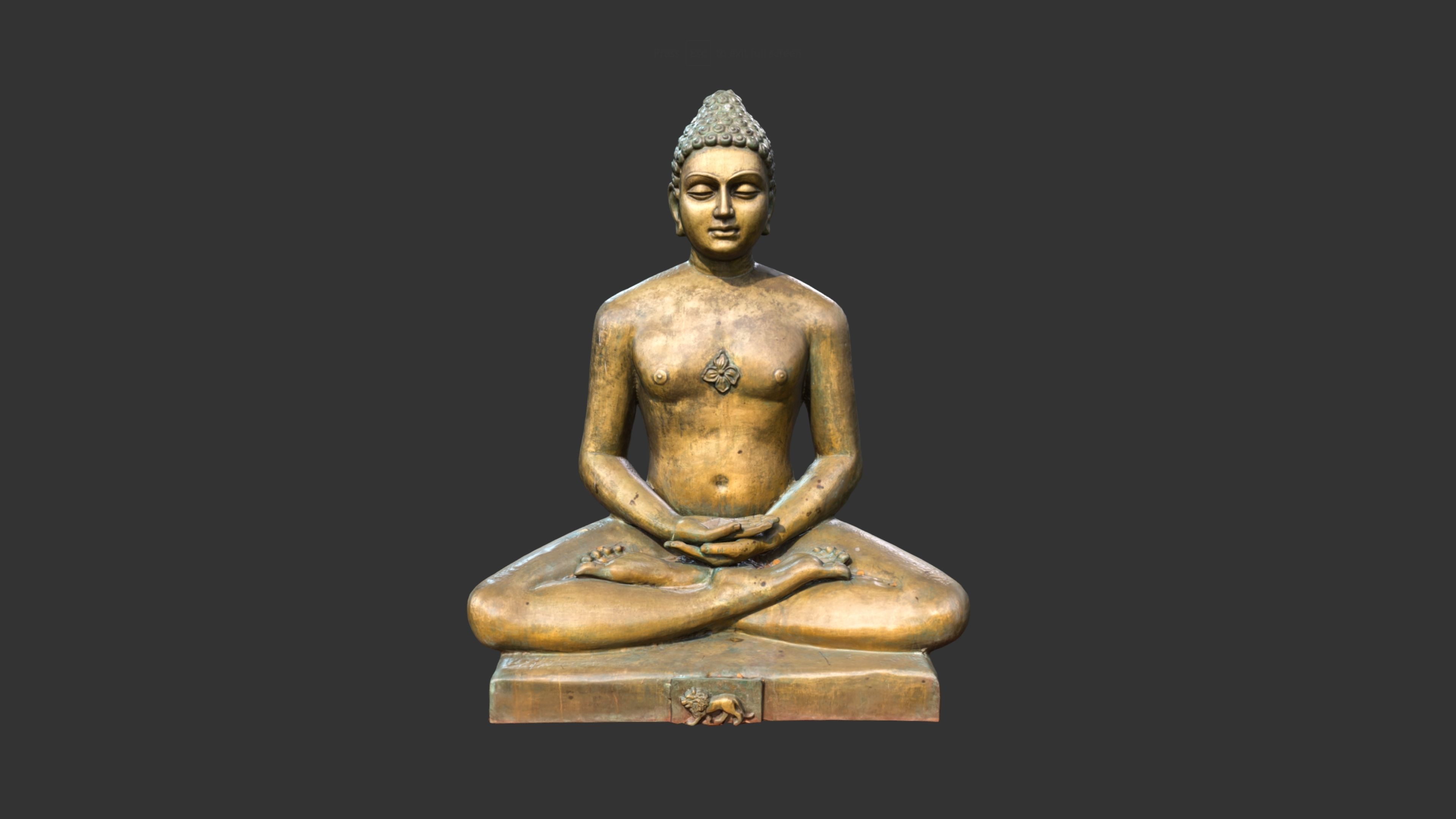 Bhagwan Mahaveer 3DP 3D print model_2