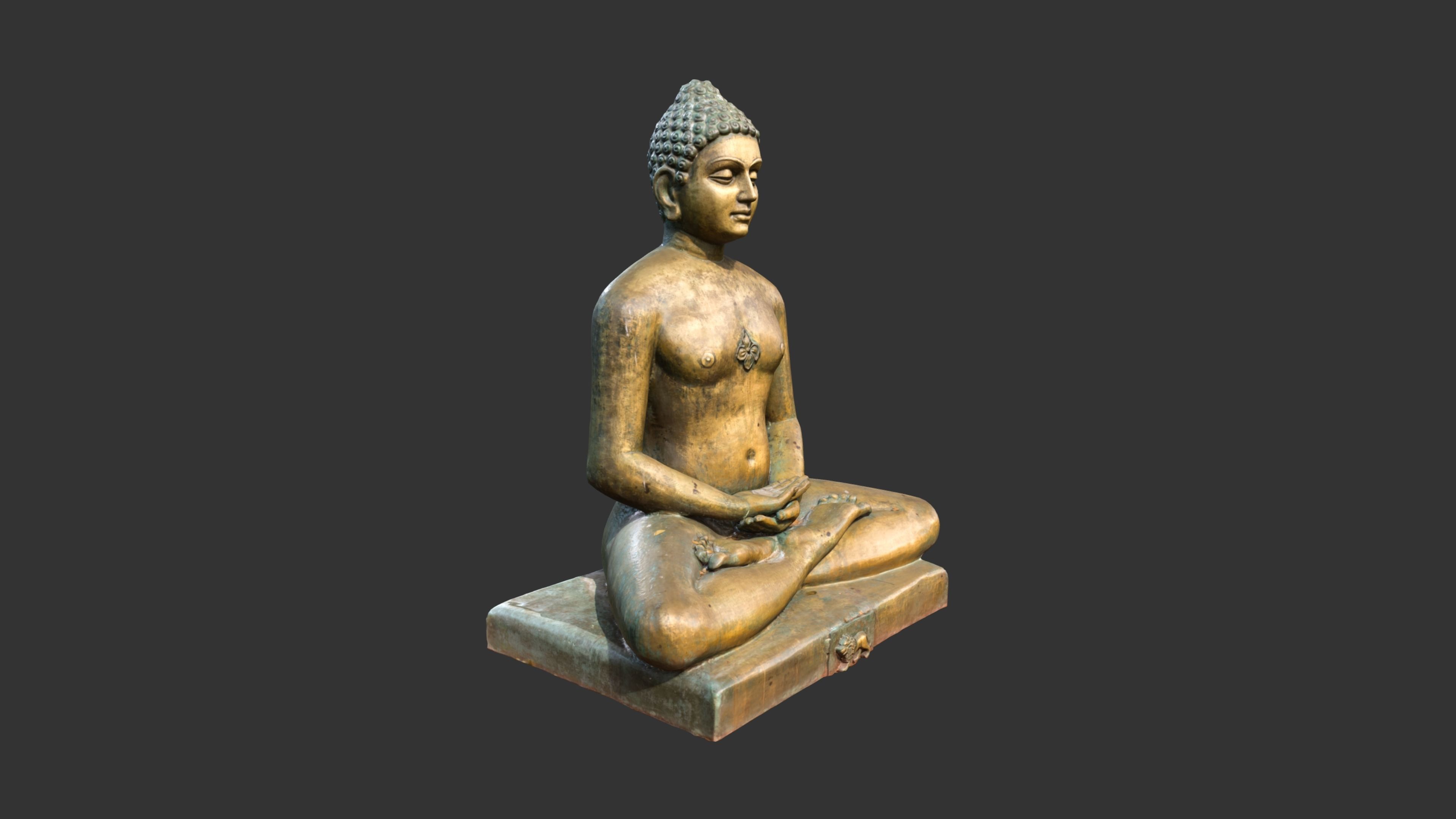 Bhagwan Mahaveer 3DP 3D print model_3