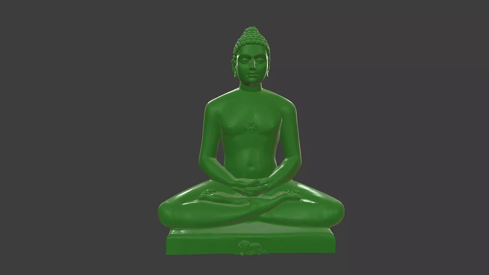 Bhagwan Mahaveer 3DP 3D print model_0