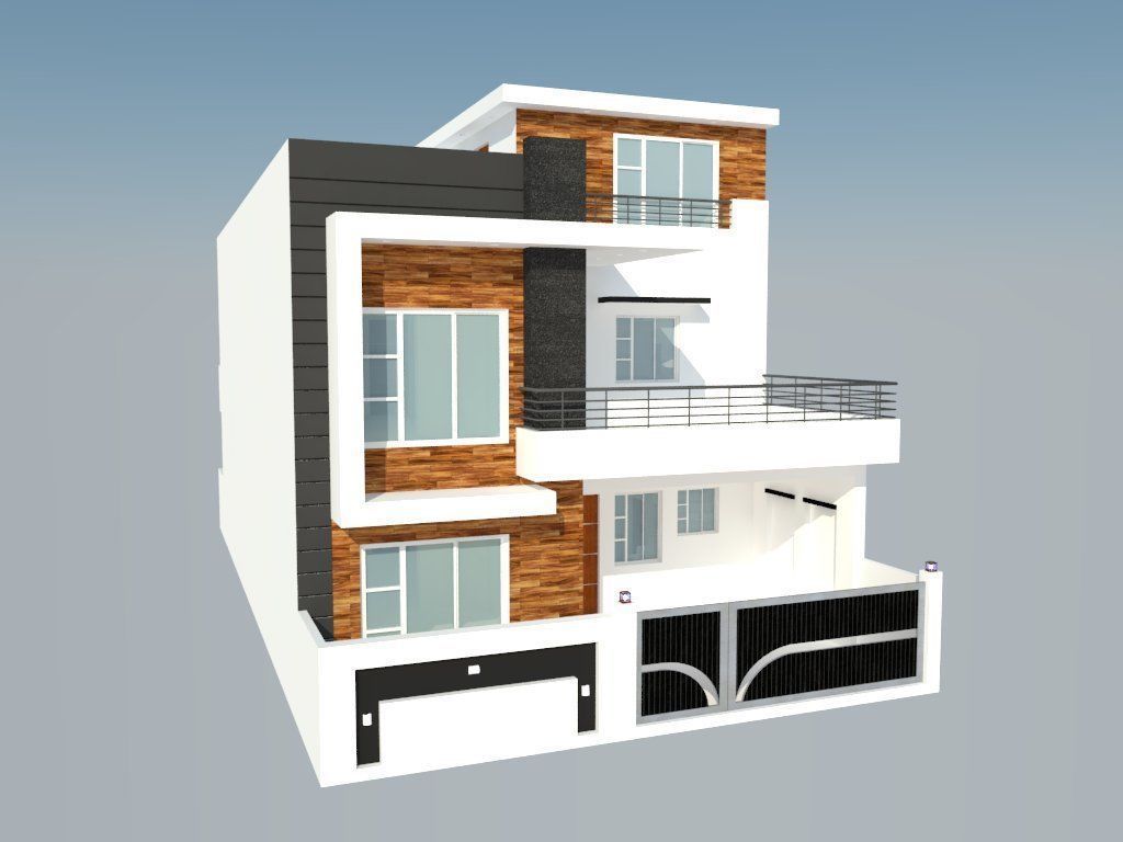 Modern House 3D model_4