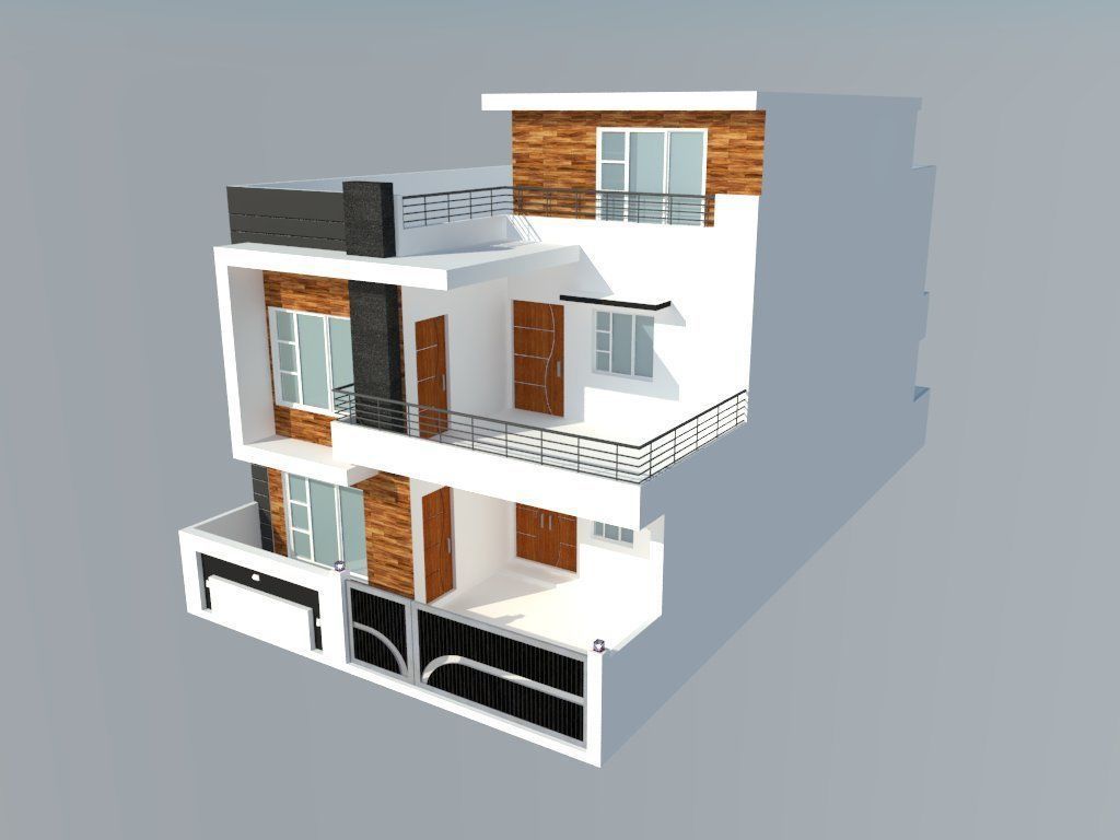 Modern House 3D model_9