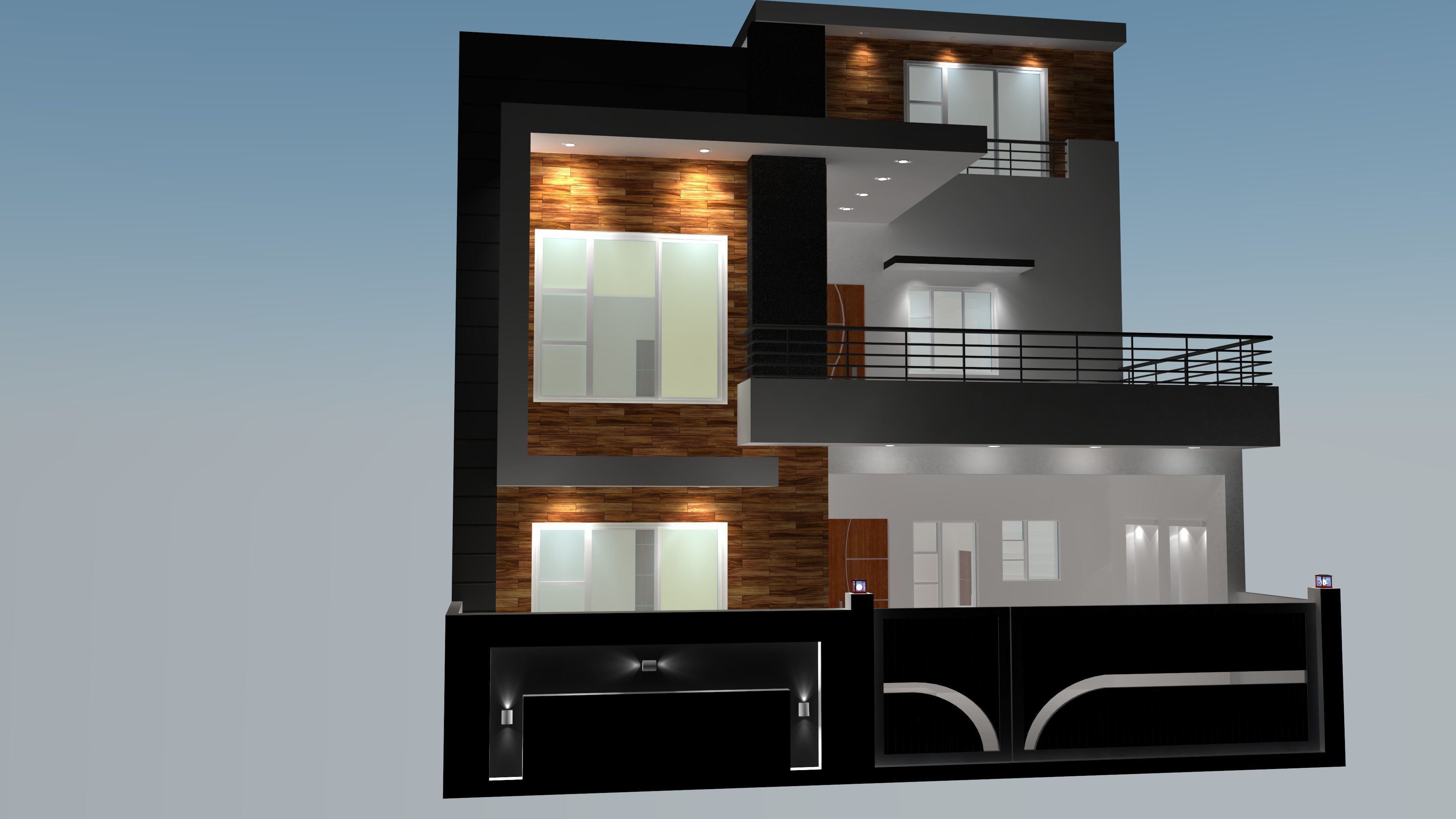 Modern House 3D model_7