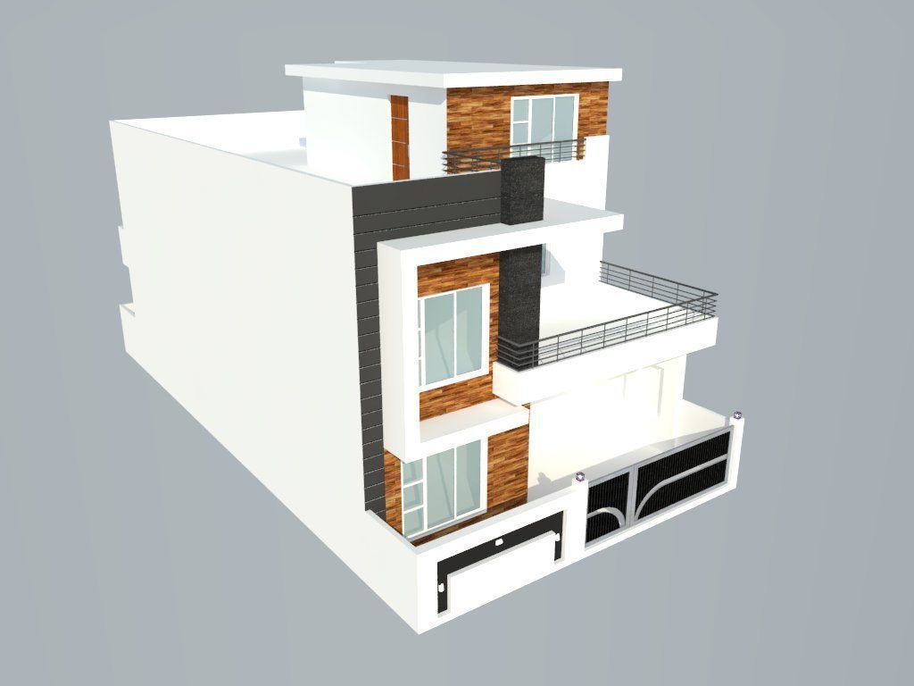 Modern House 3D model_10