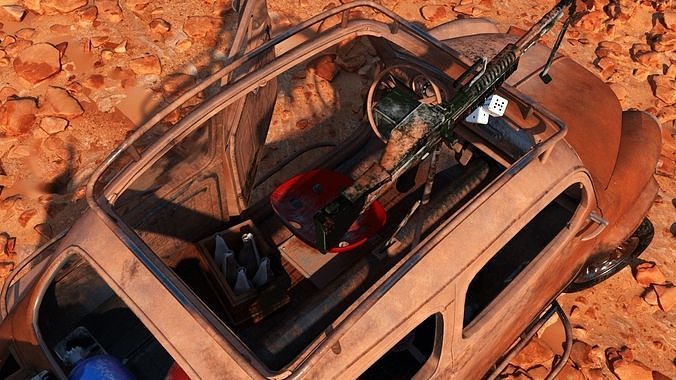 Fiat 600 Apocalypse 3D model 6