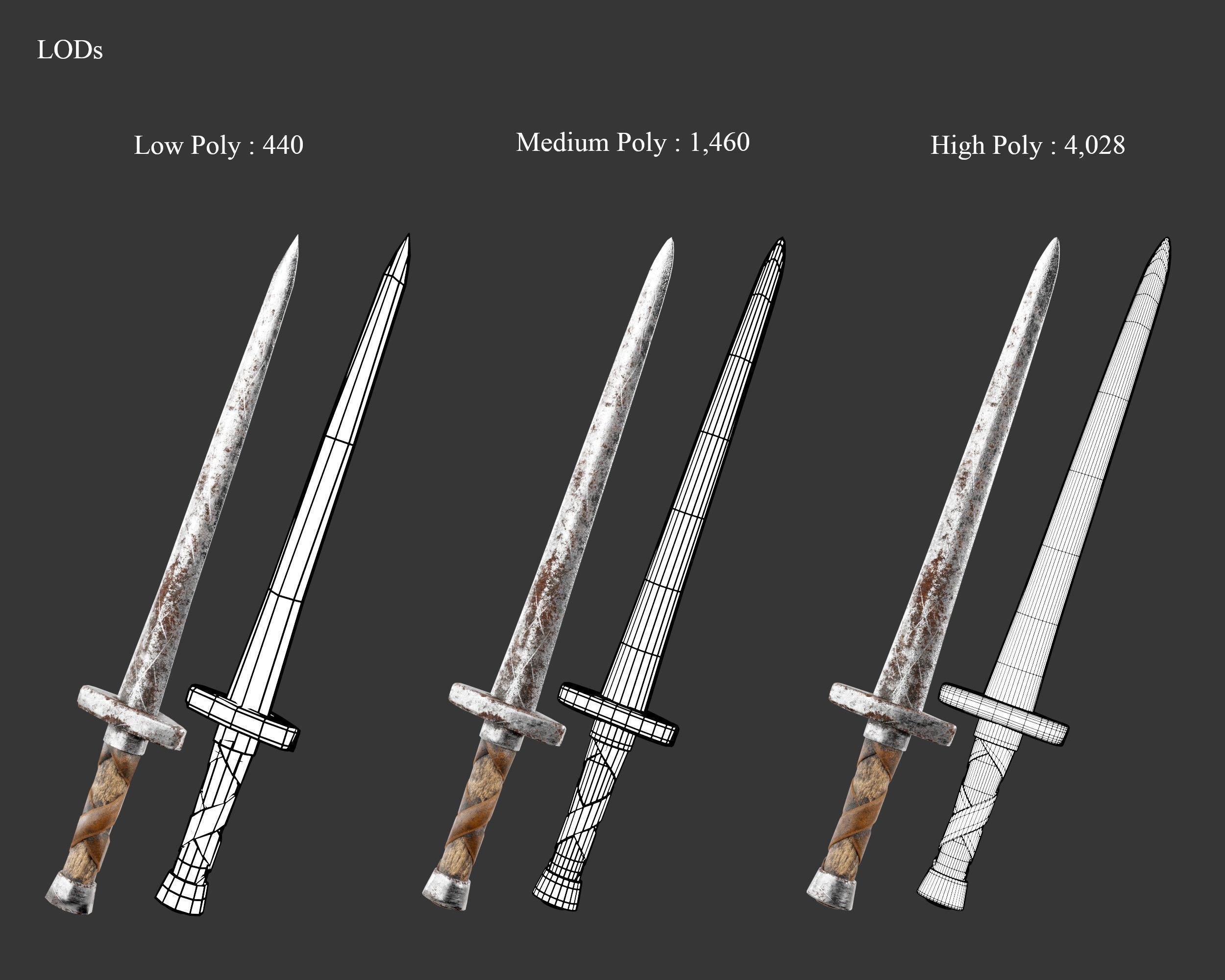 Medieval Collection Crude Weapons Set _12