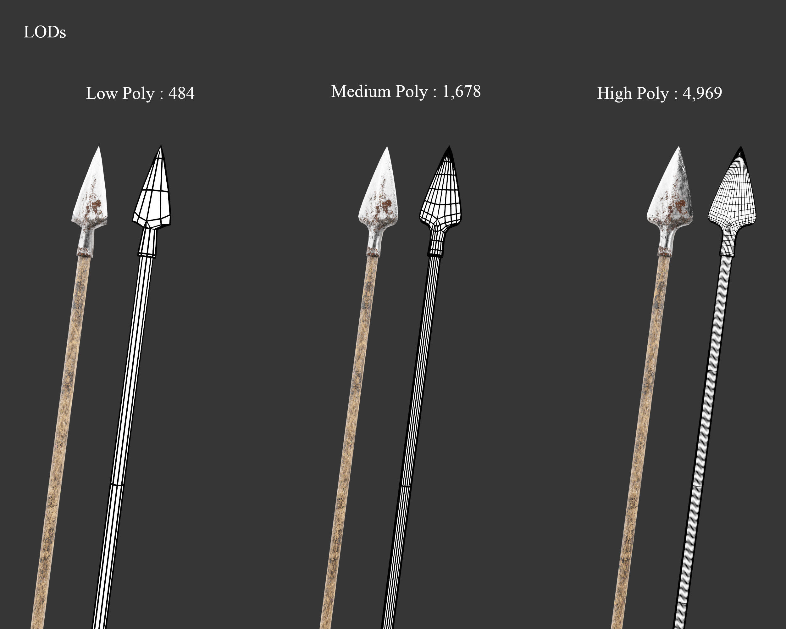Medieval Collection Crude Weapons Set _6