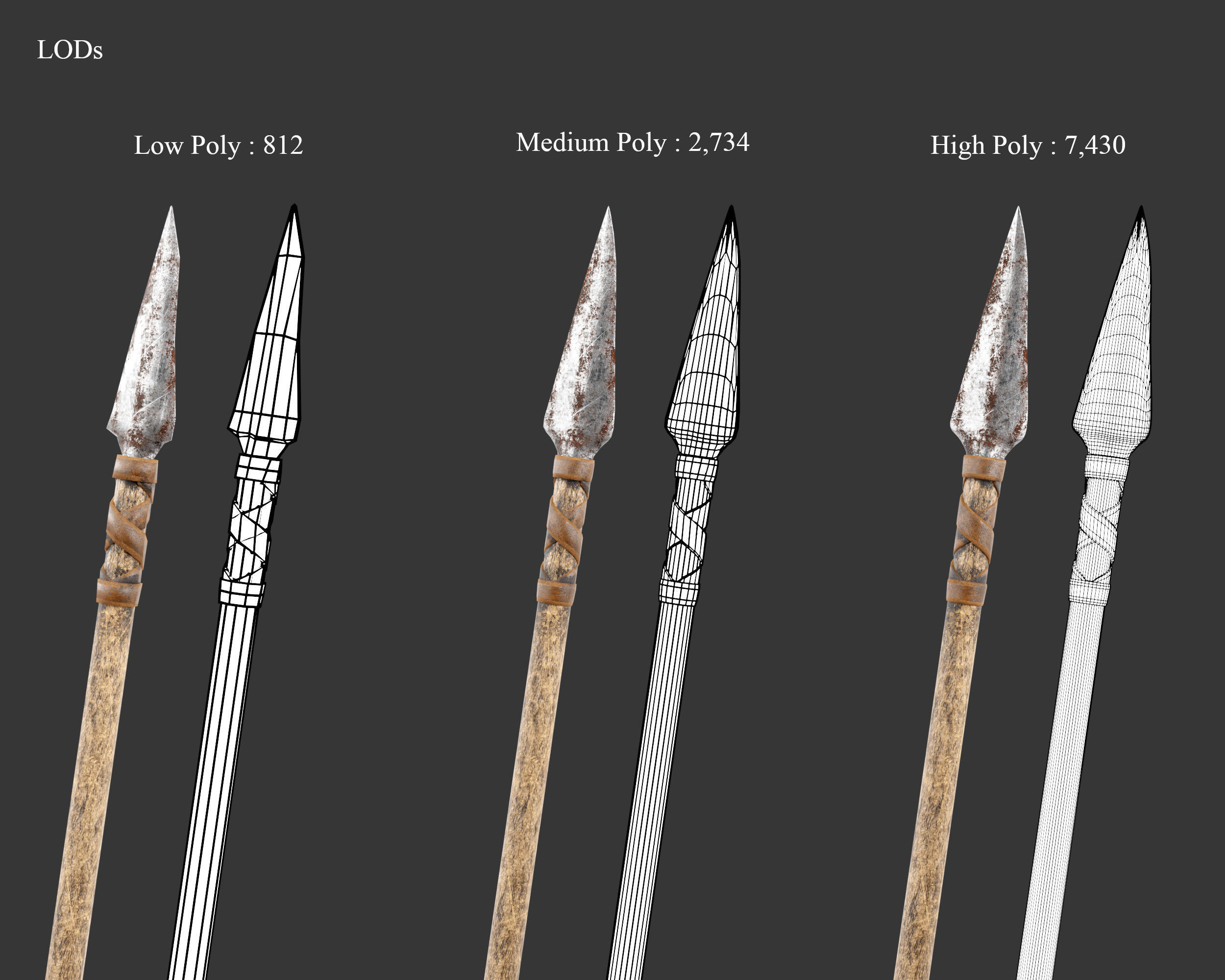 Medieval Collection Crude Weapons Set _31