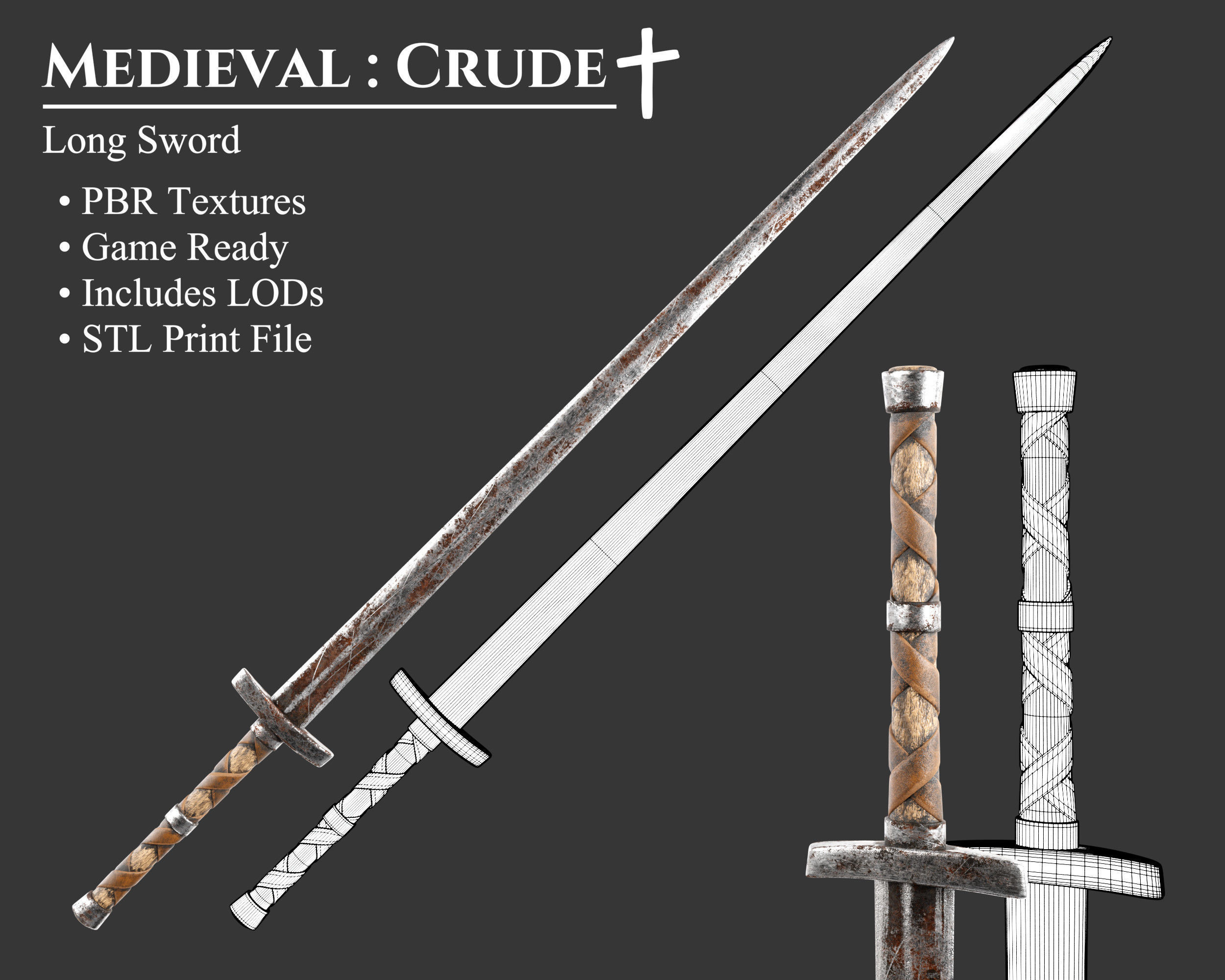 Medieval Collection Crude Weapons Set _19