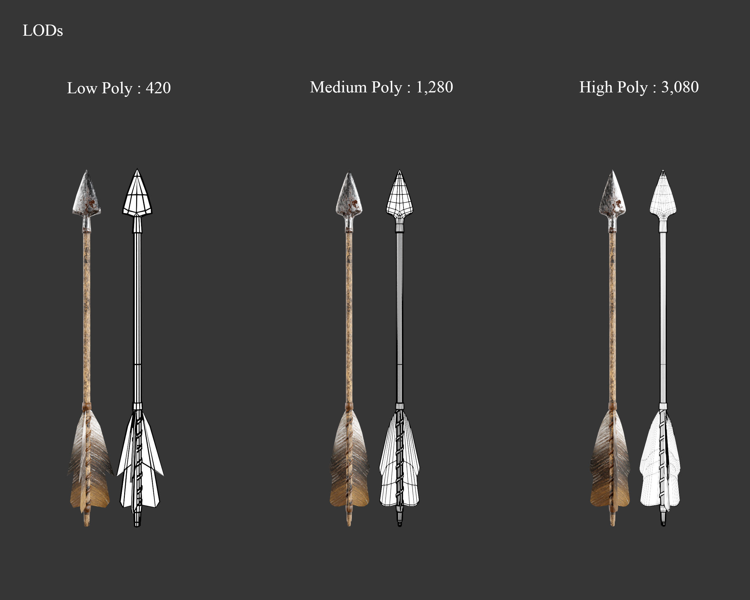 Medieval Collection Crude Weapons Set _10