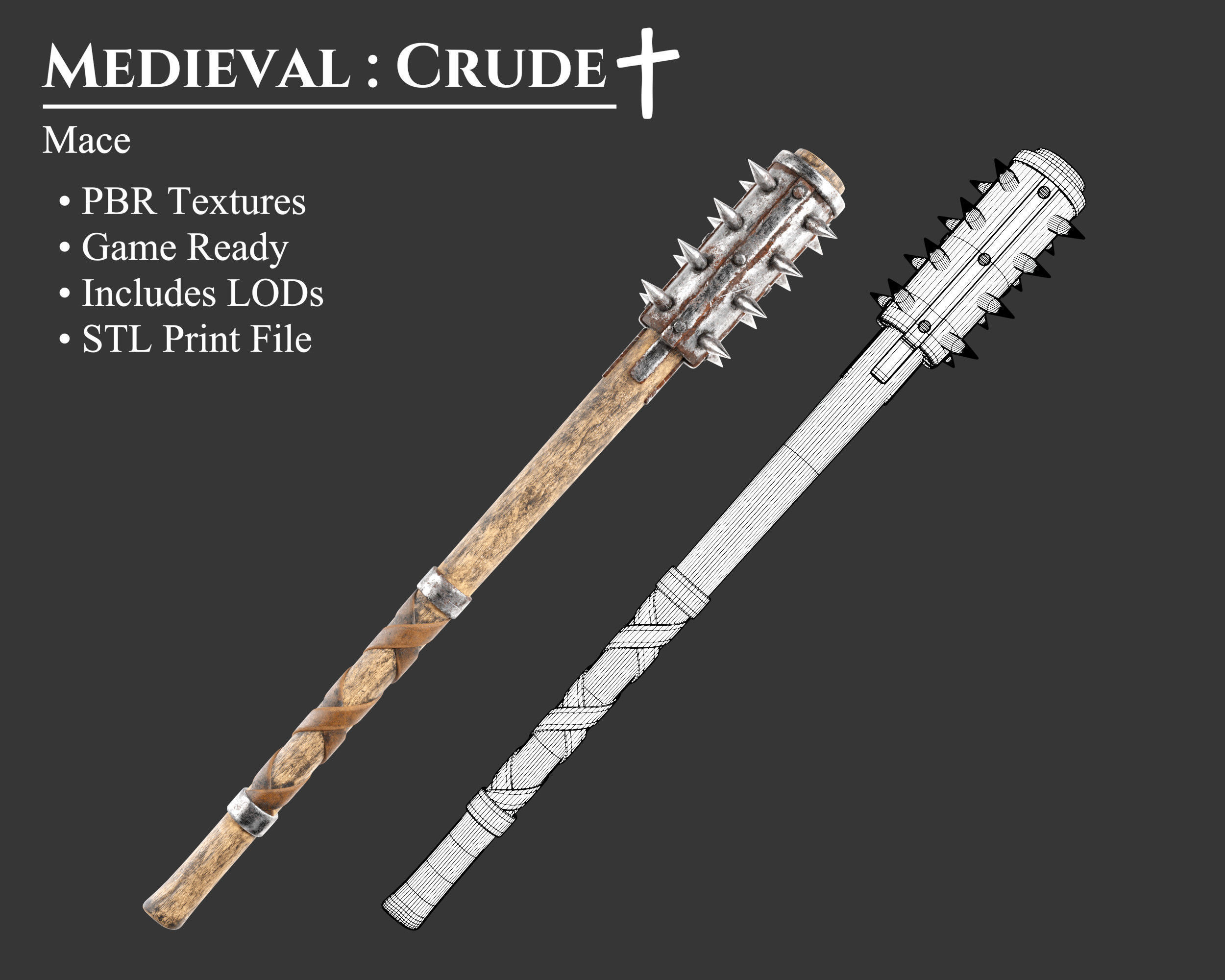Medieval Collection Crude Weapons Set _21