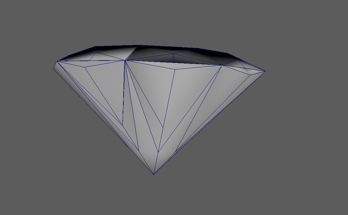 Cuban Link Bracelet with Diamonds 3D model_4