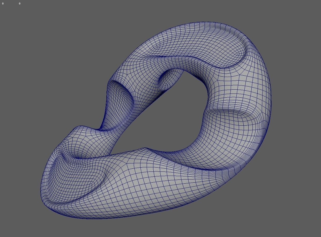 Cuban Link Bracelet with Diamonds 3D model_5