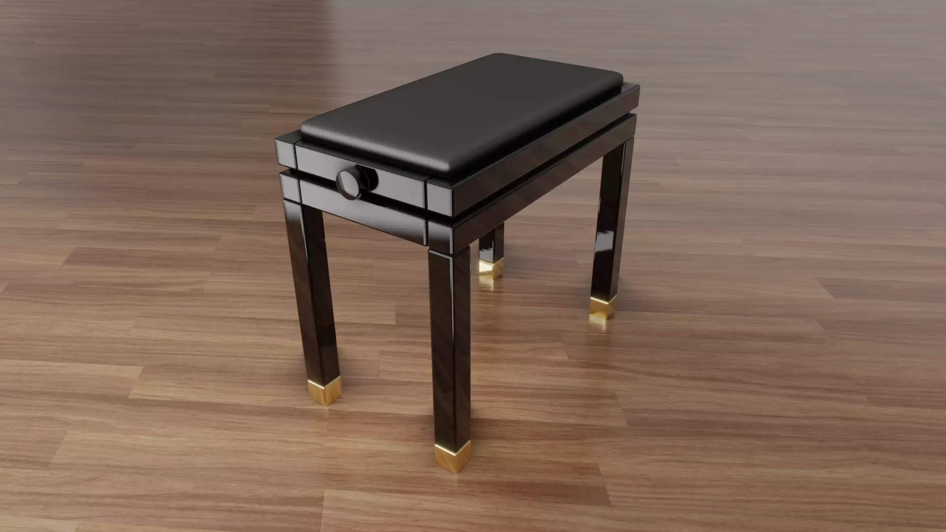 Piano stool Free 3D model