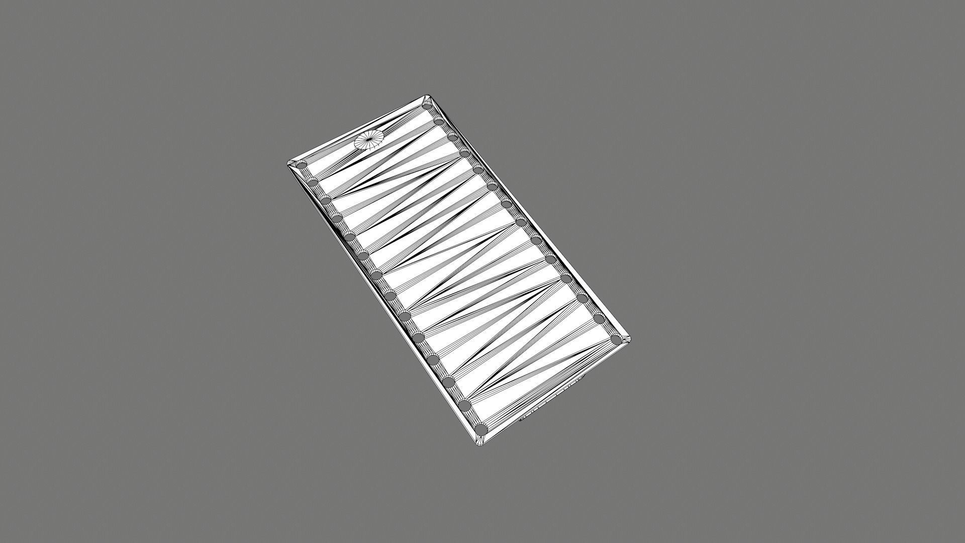 TinyFPGABx microcontroller Low-poly 3D model_3