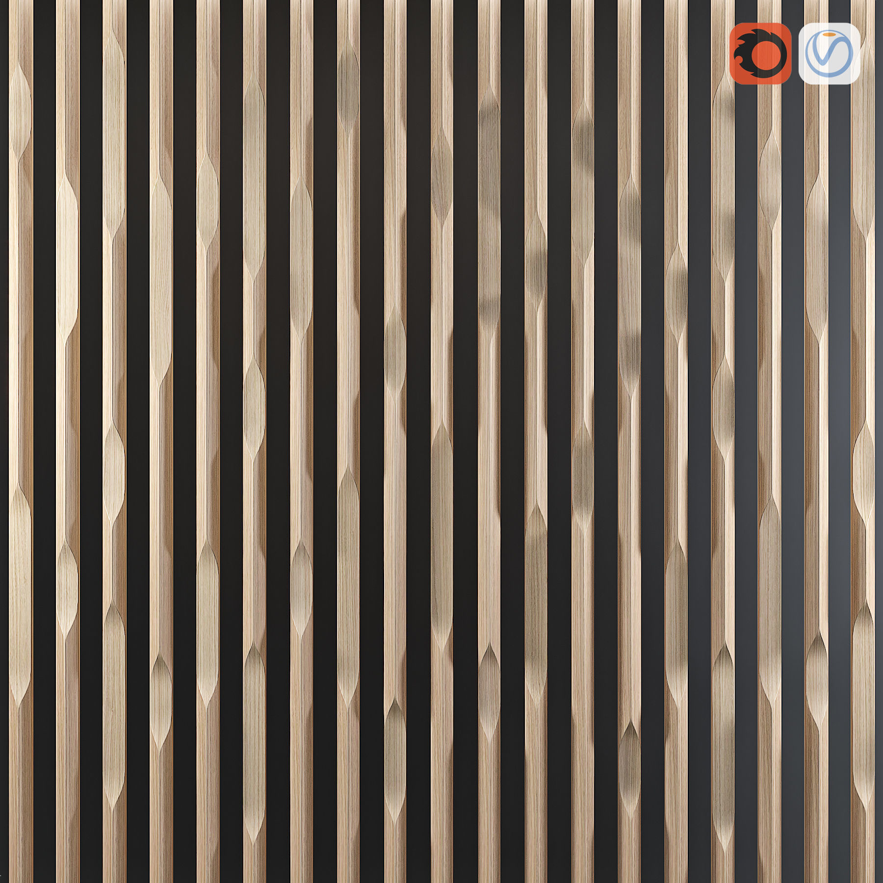 Edge Decor Panel 3D model_2