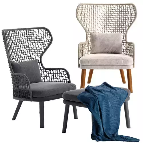 Varaschin Emma bergere armchair