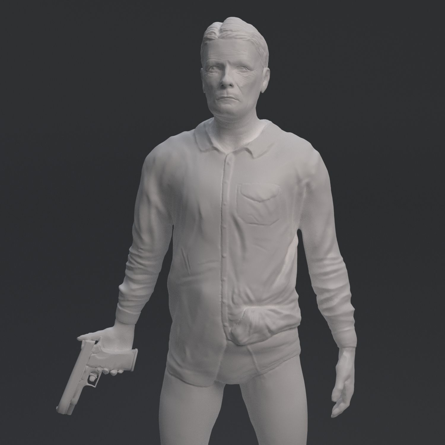 Walter White 3D print model_4