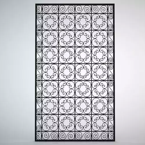 Ornamental Arab Grate 3D model