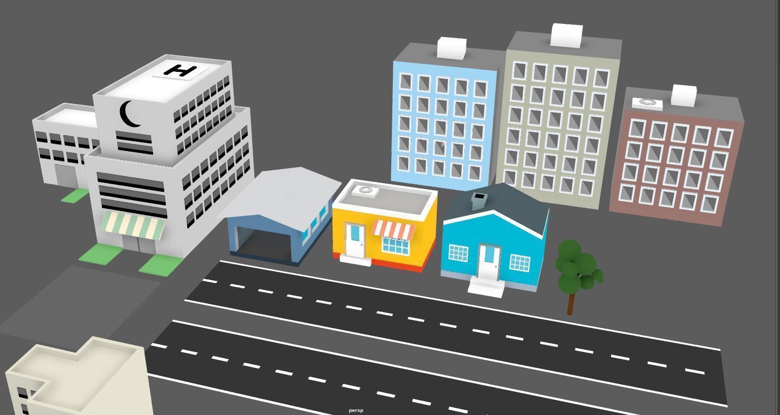 2d 3d graphic elements  3D model_2