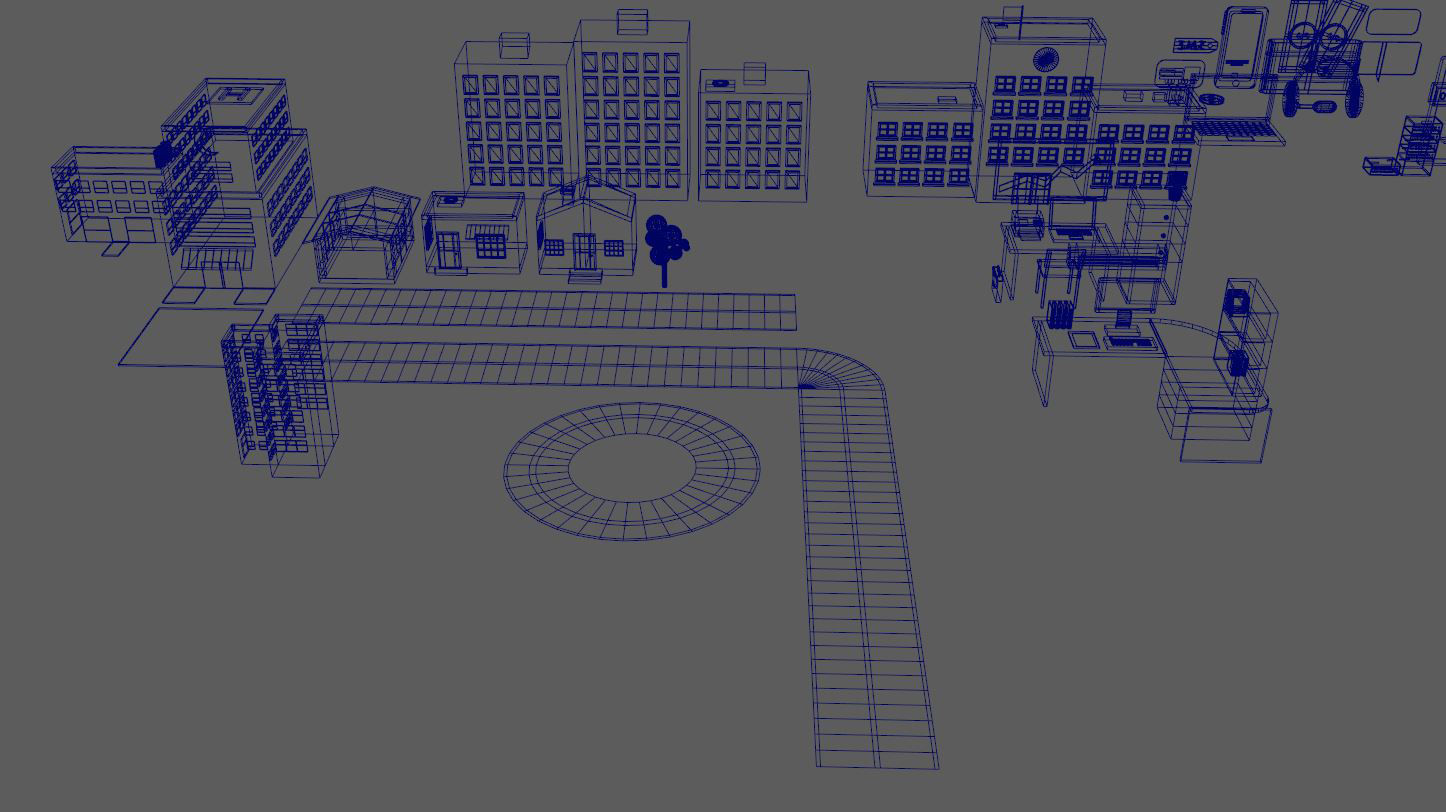 2d 3d graphic elements  3D model_3