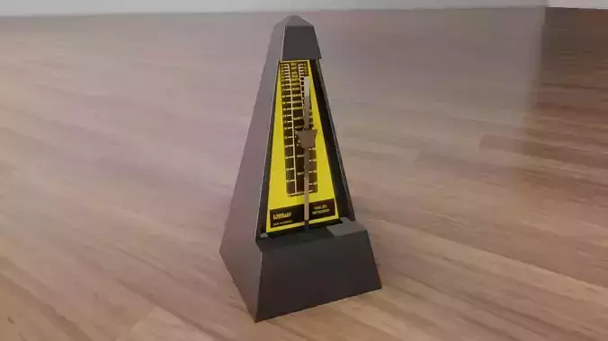 Metronome musical instrument Free 3D model