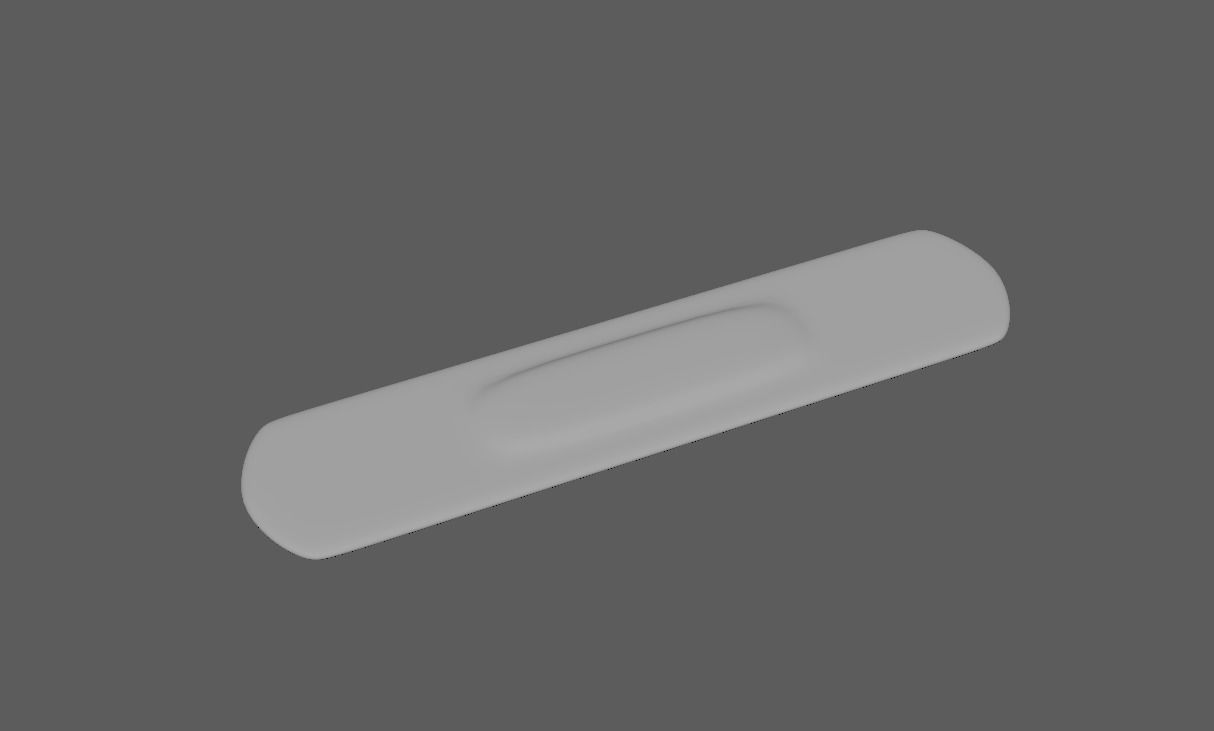 Bandaid bandage 3D model_1