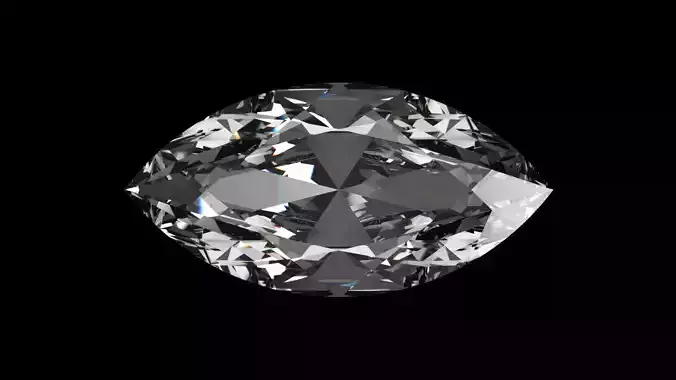 Diamond Marquise 3D model