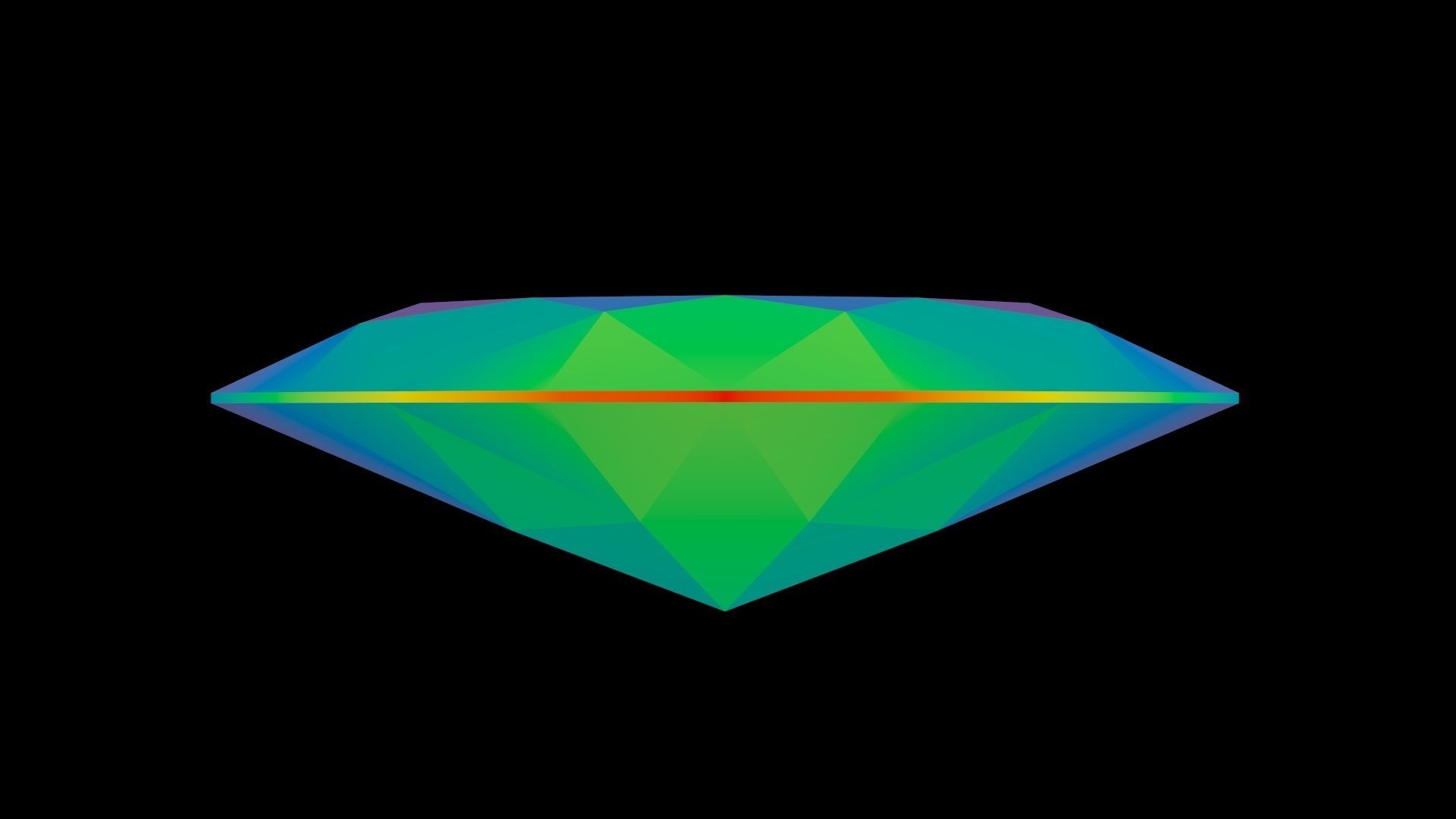 Diamond Marquise Different Sizes 3D model_11