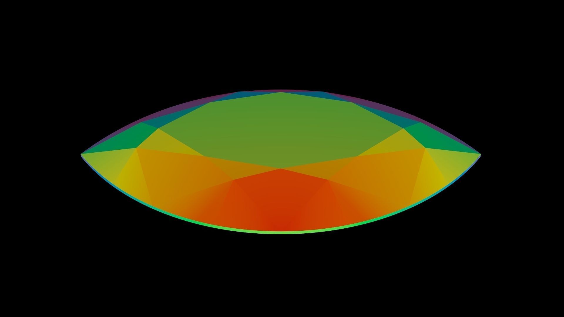 Diamond Marquise Different Sizes 3D model_12