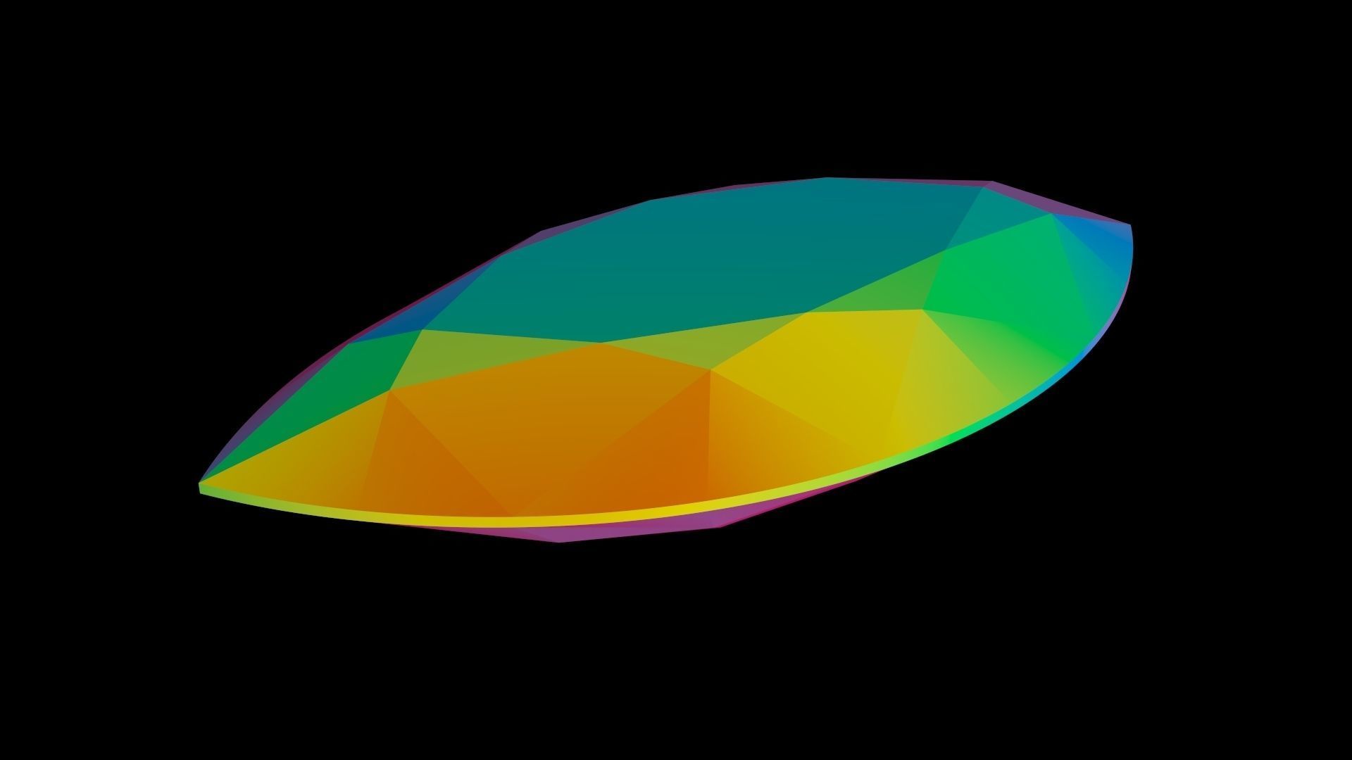 Diamond Marquise Different Sizes 3D model_14