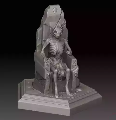 Wolfen Lich for 3D Print 3D print model