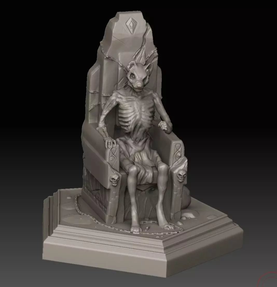 Wolfen Lich for 3D Print 3D print model_0