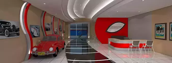 FULL INTERIOR COFFE WORKSHOP