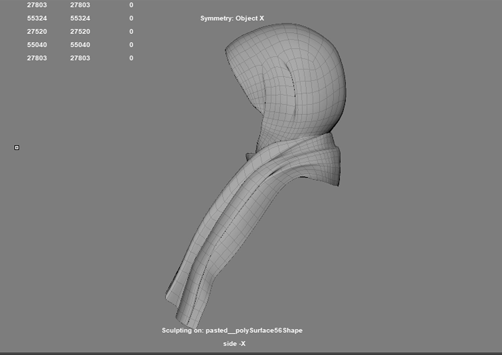 Hijab Model 5 muslim woman wearing scarf 3D model_8