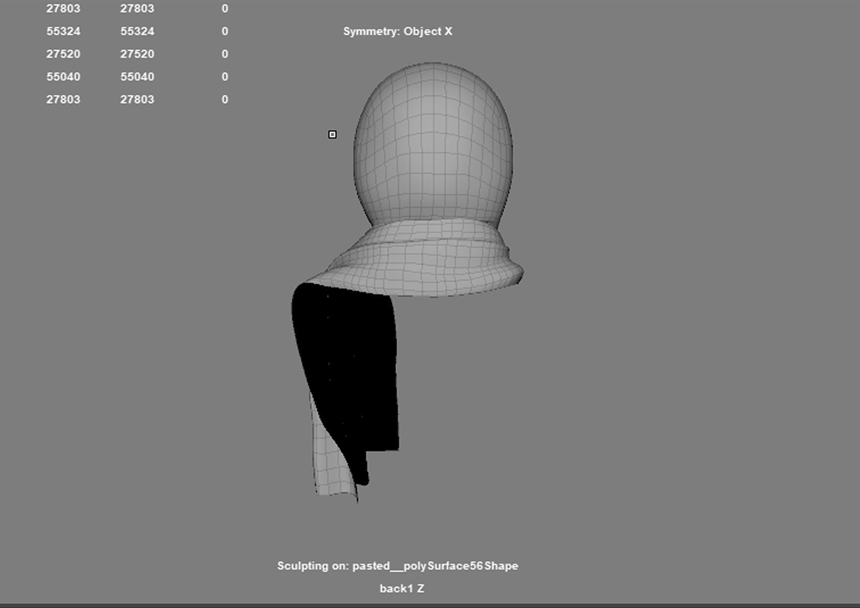 Hijab Model 5 muslim woman wearing scarf 3D model_9